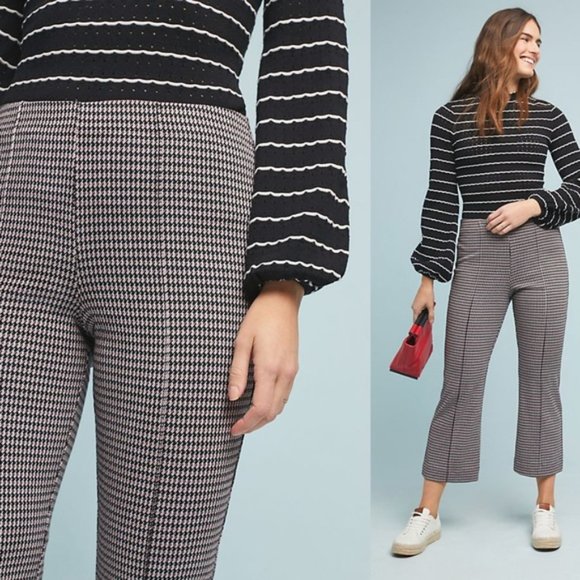 Anthropologie Pants - Anthropologie Eva Franco Wide Leg Black, Pink and White Pants